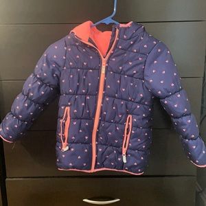 Girls L 6x Fleece lined winter jacket